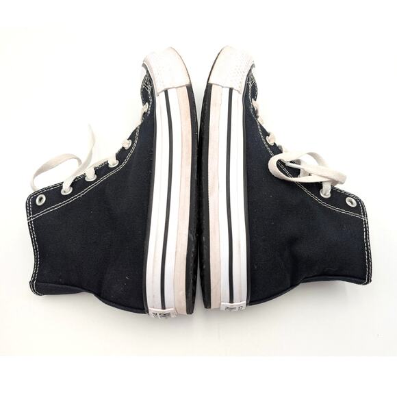 Converse Chuck Taylor All Star Canvas Platform High Top Shoes Kids Black US5.5 - Picture 11 of 14